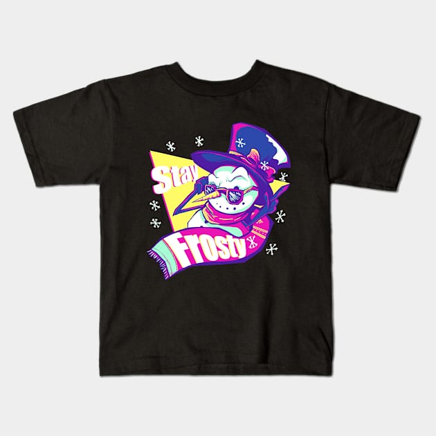 Chilly Vibes Kids T-Shirt by Allistrations